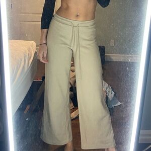 zara wide leg joggers